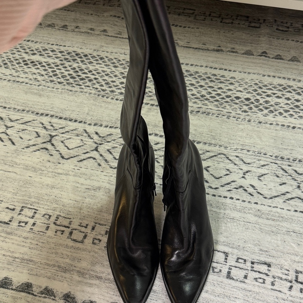 Stuart Weitzman Black Over the Knee Boots